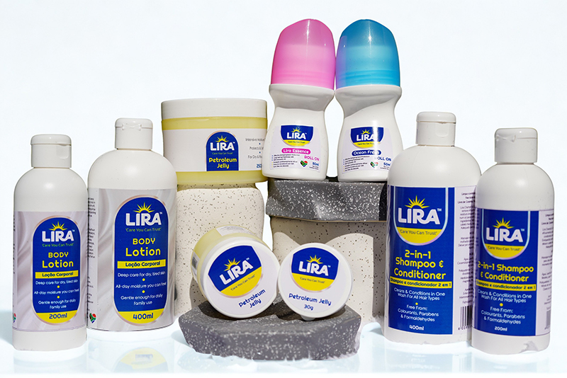 Lira personal care product range